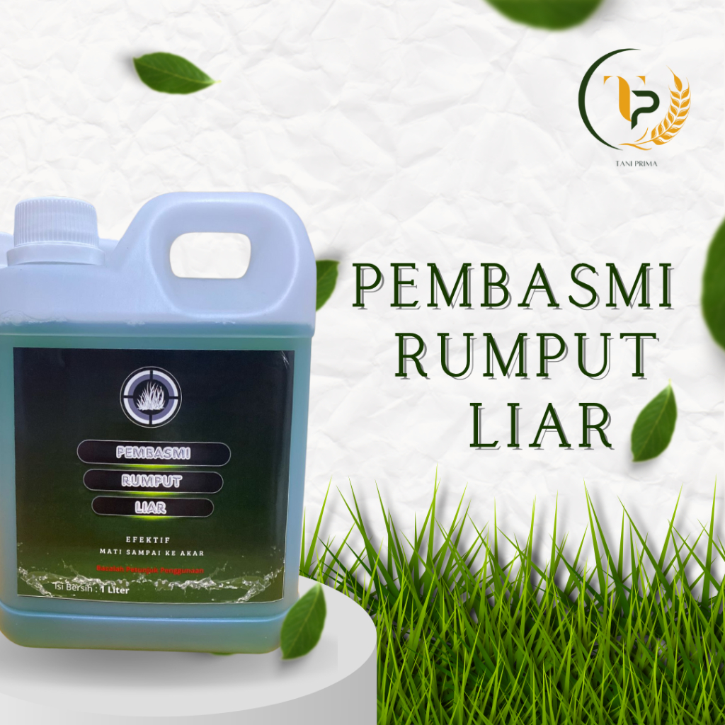 Obat Pembasmi Rumput Liar Sampai akar Kemasan 1 Liter Ampuh