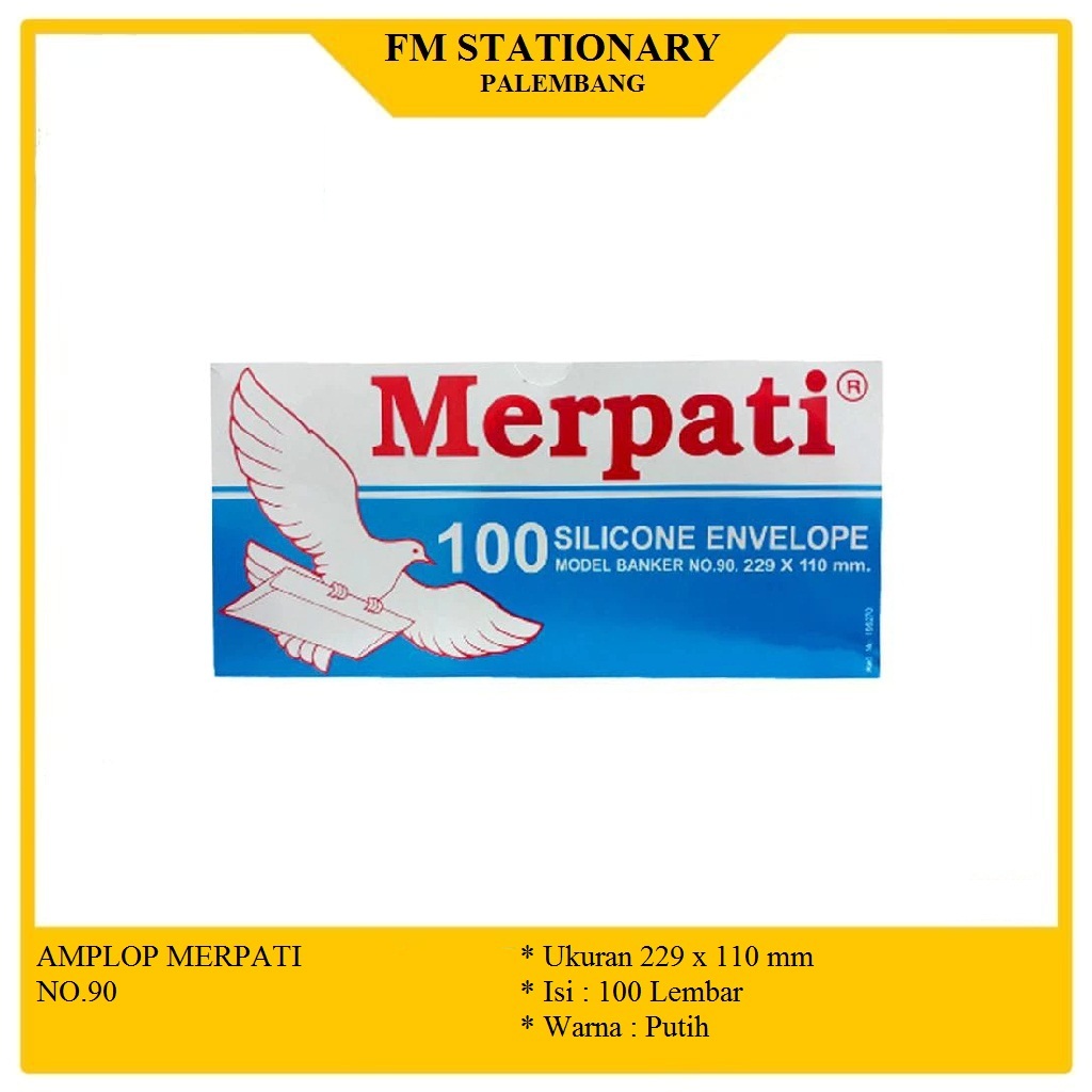 

Amplop Merpati Putih Kiky no. 90/ 104