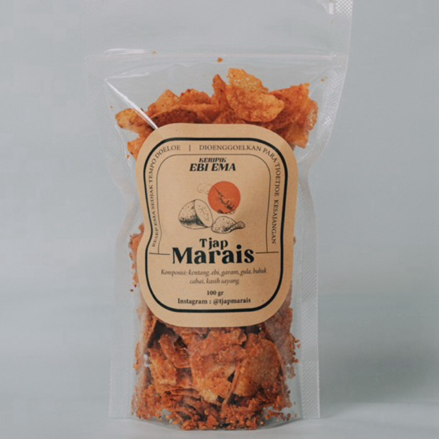 

Keripik Kentang Ebi Tjap Marais Bandung - Packing 100Gram