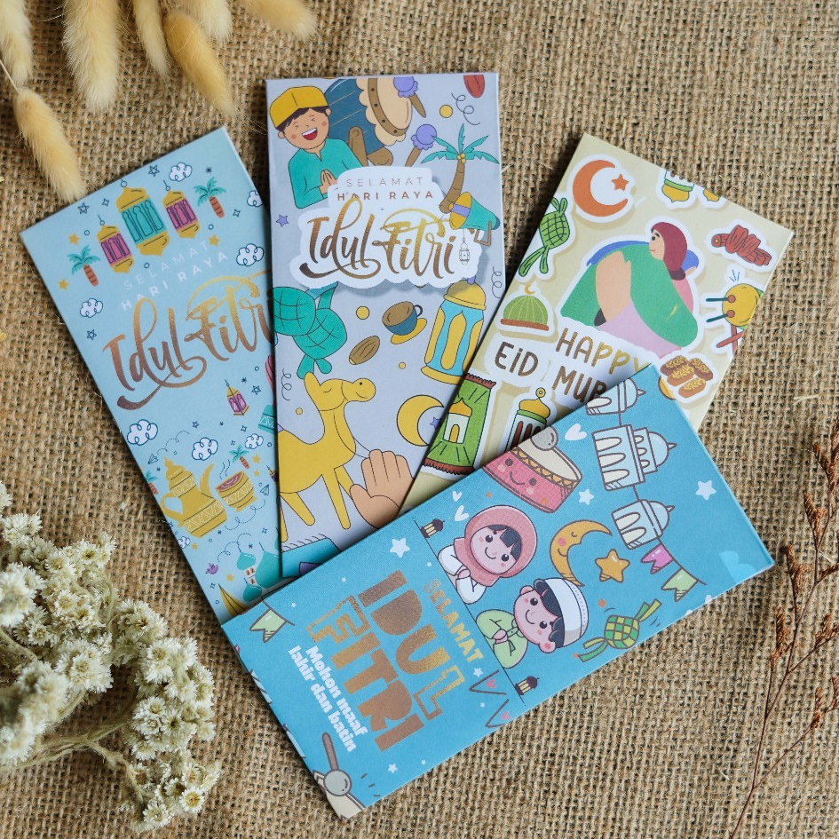 

Amplop lebaran murah, amplop lebaran lucu, uang tanpa di lipat, 1 pack