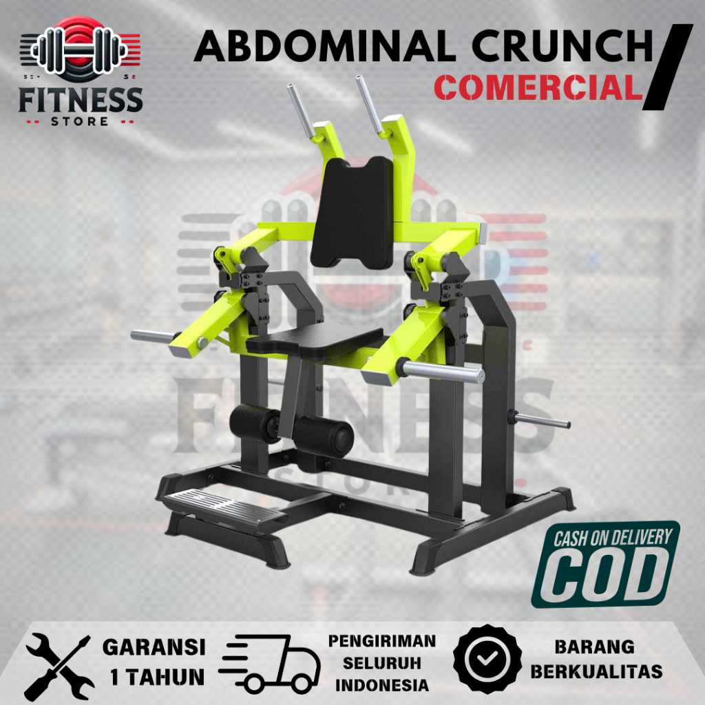 alat fitness komersil abdominal crunch - alat fitness rumahan