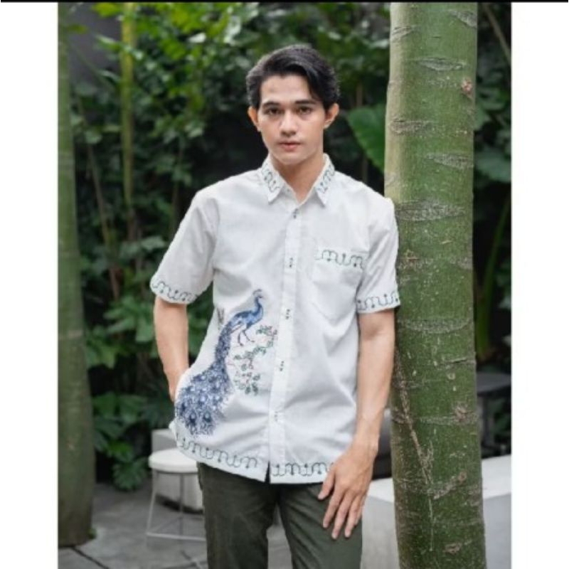 Kemeja Bordir Pria NUC.ID Bani 02 (Putih)