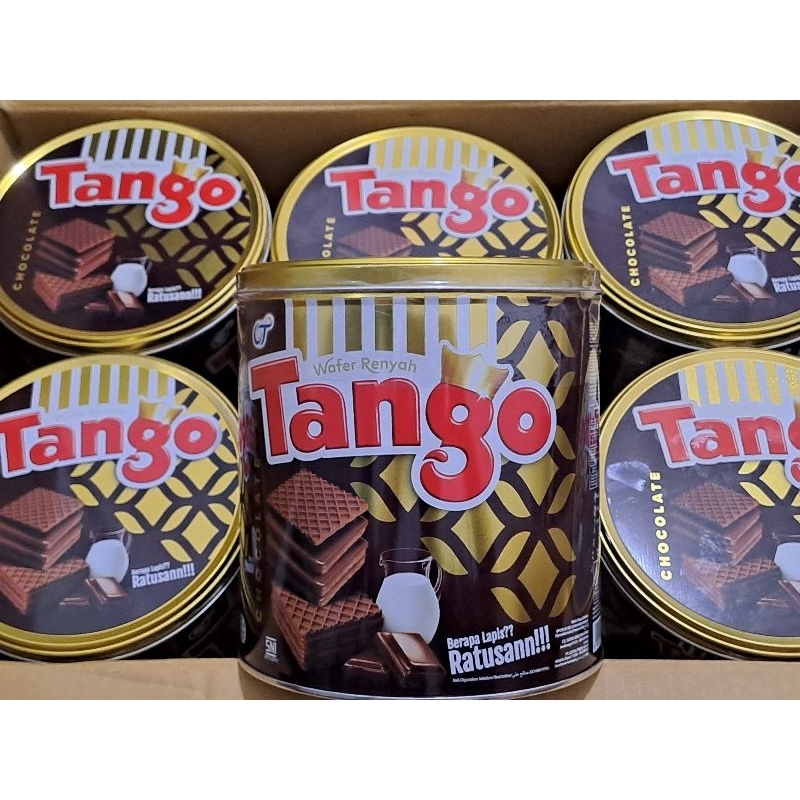 

TANGO WAFER KALENG 240 GRAM RASA COKLAT