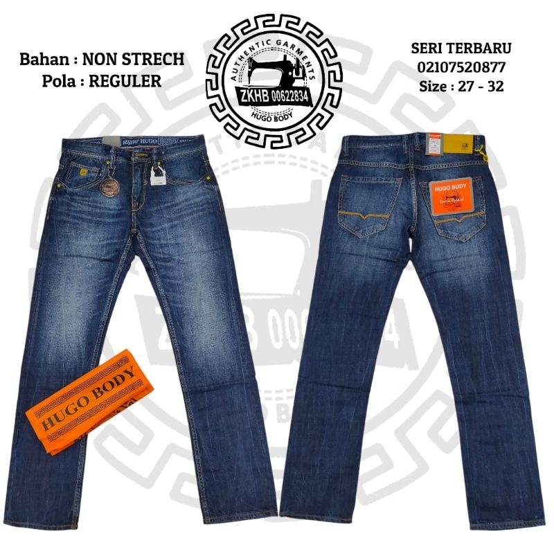Celana Hugo Body Model Terbaru NON-STRETCH original