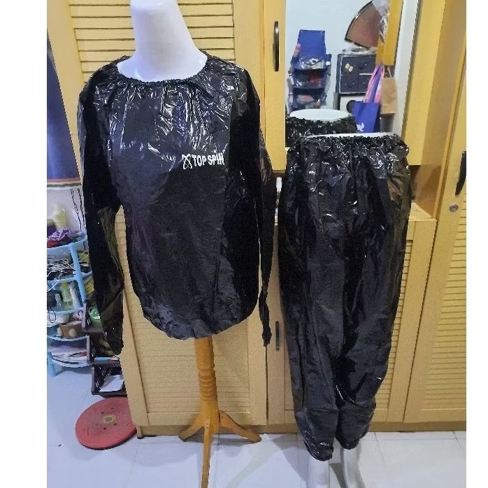 baju sauna suite uk xl tanpa kerah merk top spin