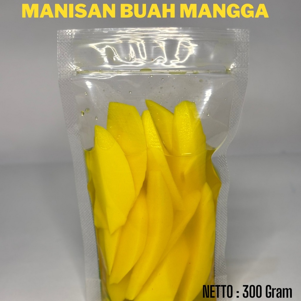 

Manisan Buah Mangga / Asinan Buah Mangga Asam Manis Segar Kemasan 300 Gram