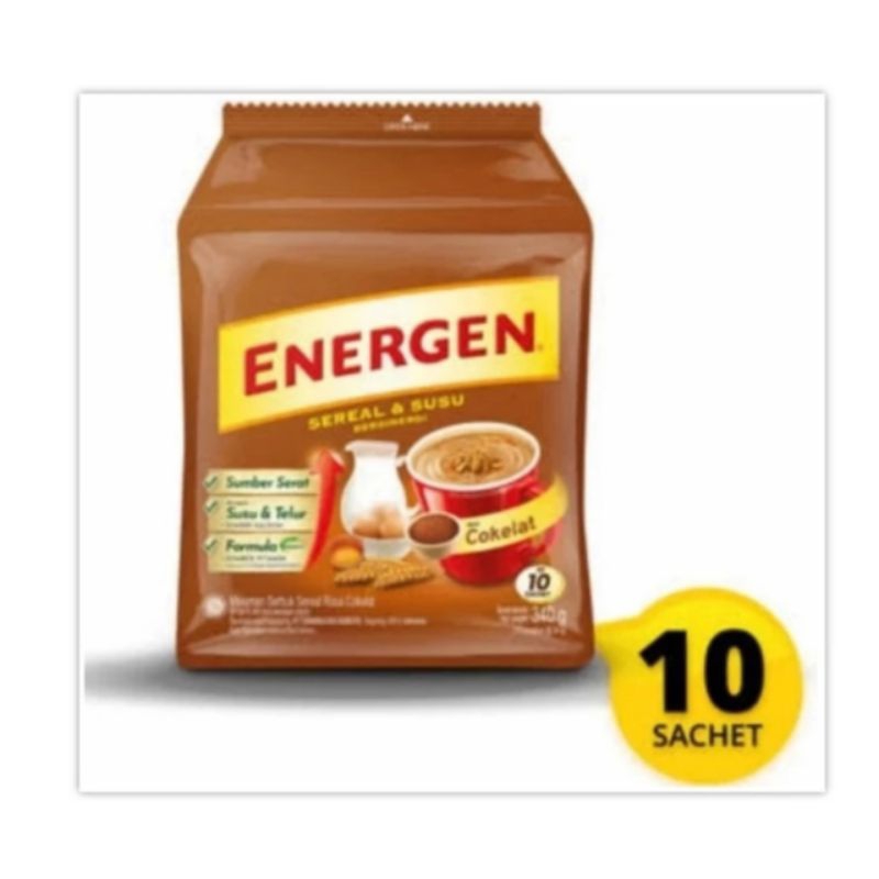 

Energen Cereal Coklat 10 sachet Pouch Sereal