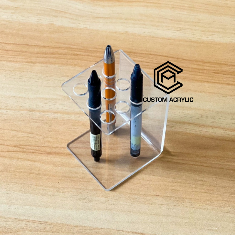 

Tempat Pulpen Pensil Pen Holder Stationery Organizer Akrilik Alat Tulis Estetik Bening Transparan Korean Pena Pencil