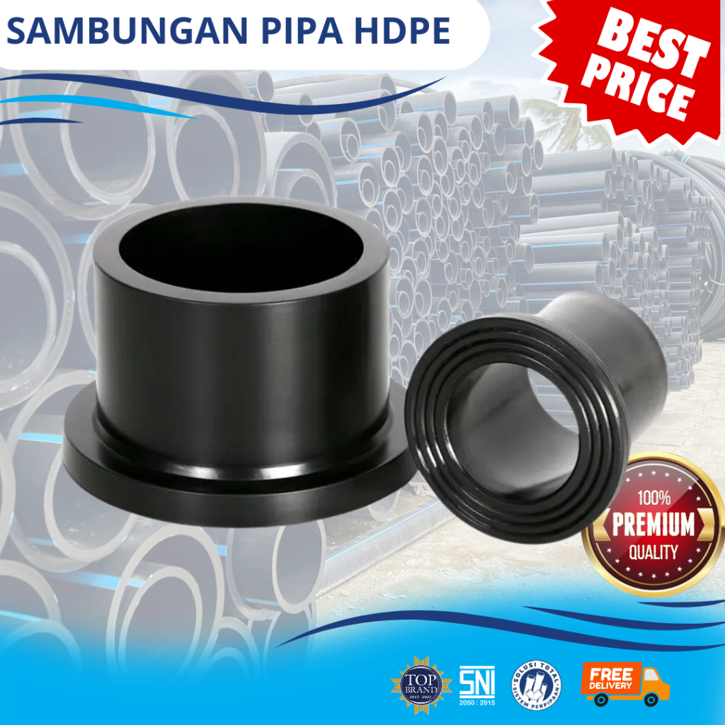 Stub End Hdpe PN10 - Fitting Pipa Hdpe