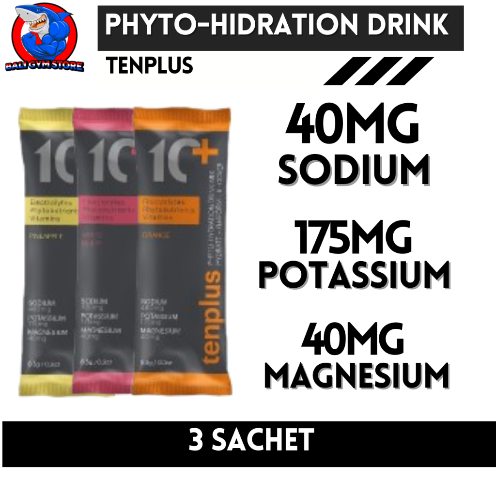 

Tenplus 10+ Phyto - Hydration Drink 3 Sachet Minuman Elektrolit Electrolytes