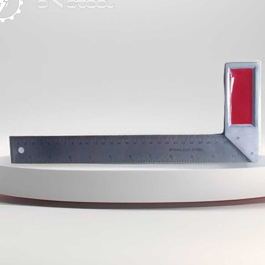

Penggaris Siku Tukang 30 Cm Stainless/ Penggaris Angle Square