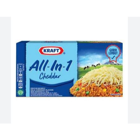 

Keju Kraft All in one cheddar 150gr