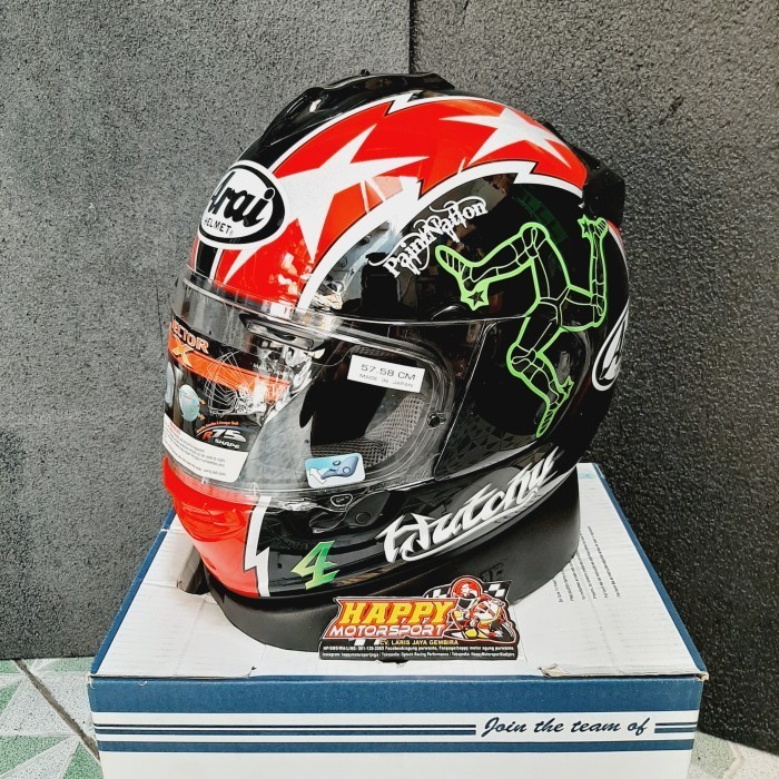 Helm fullface Arai Vector-X Hutchinson TT