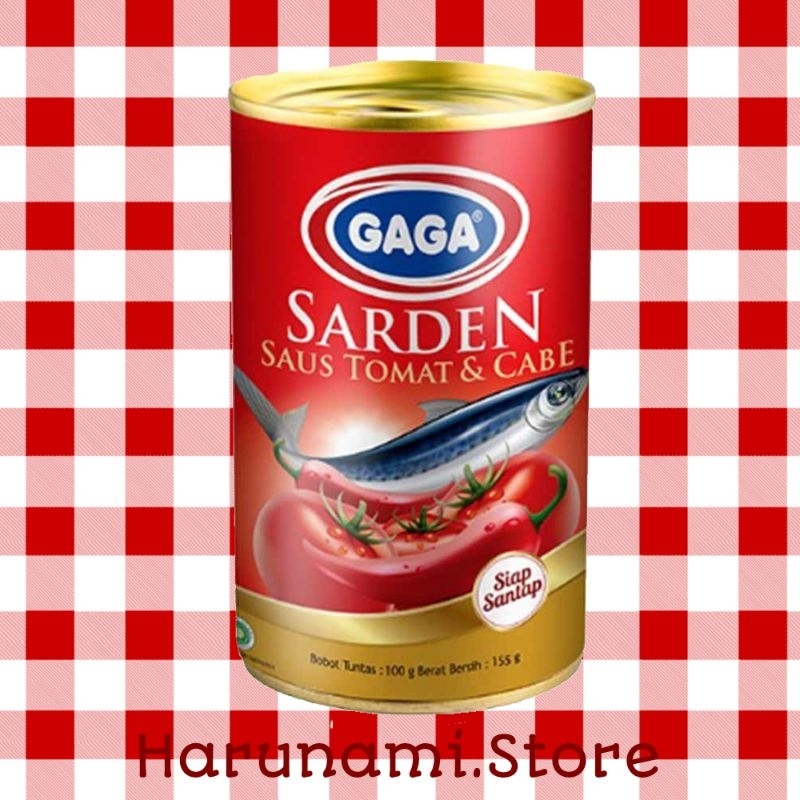 

Gaga Sarden Saus Tomat & Cabe 115gr