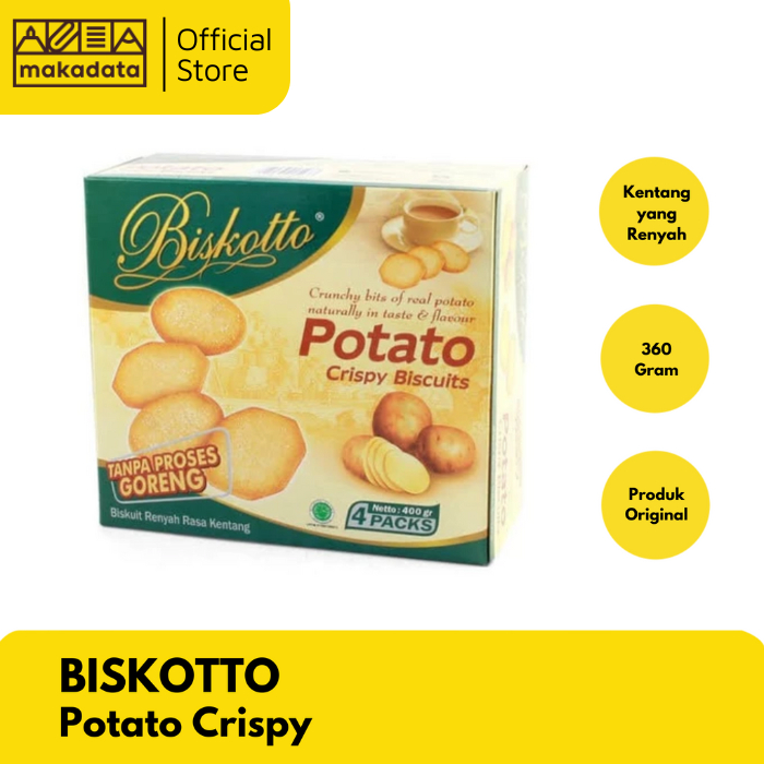 

BISCOTTO POTATO CRISPY 360 GR / POTATO CRISPY MURAH