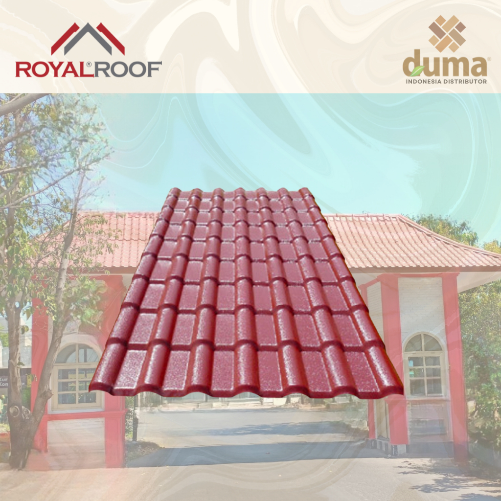 ATAP GENTENG ROYAL ROOF BAHAN UPVC