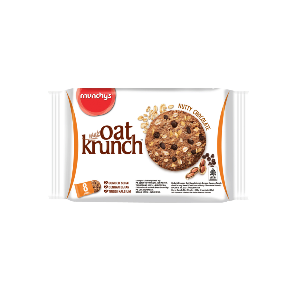 

Munchy's Oat Krunch Nutty Choco 208gr