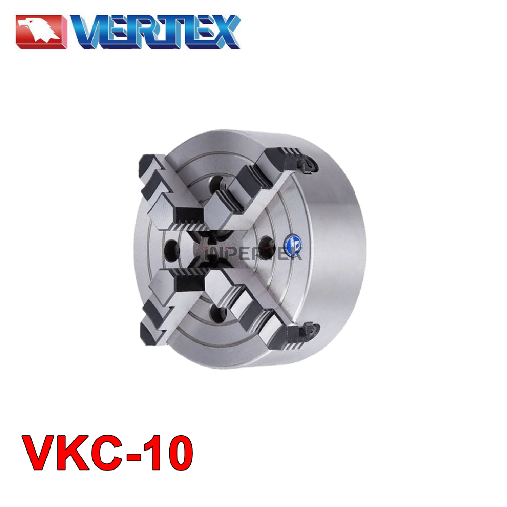 VERTEX 4 Jaw Chuck VKC-10 Chuck Bubut 10" 4 Jaw Independent