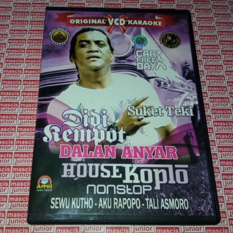 VCD Karaoke Didi Kempot - House Koplo Nonstop - Dalan Anyar Suket Teki V CD Original