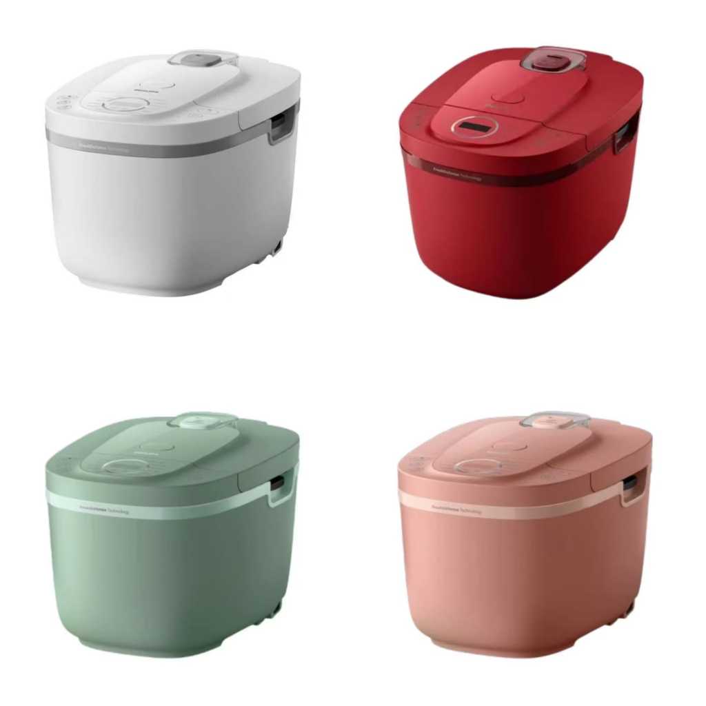 Philips Digital Rice Cooker HD4515/33 400Watt - Penanak Nasi Digital 1.8 L - Putih