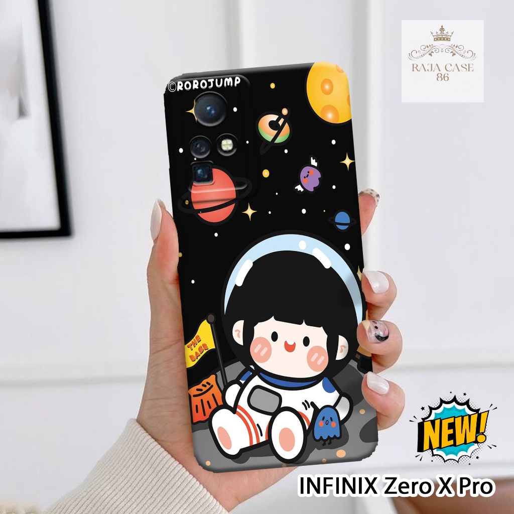 Softcase Infinix Zero x Pro - Rajacase - Case Infinix Zero x Pro - Motif Case Cartoon - Case Infinix