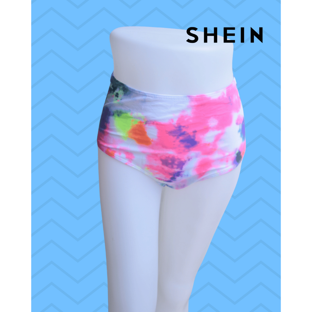 Shein BIkini Bottom Highwaist tiedye