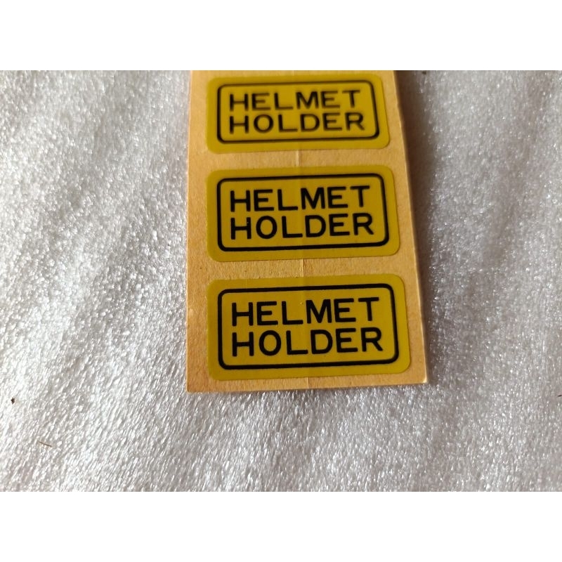 Stiker helmet holder original nos Made in japan untuk cb100 cb125 gl100 gl125 c90 C70 c50 benly s90 