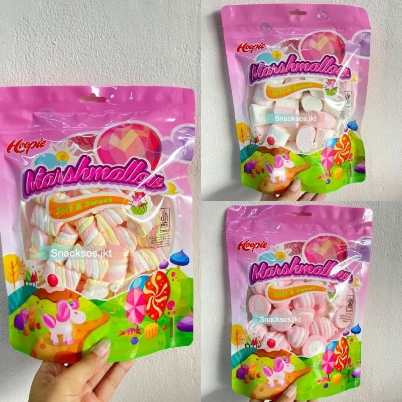 

HOOPIE MARSHMALLOW BURGER STRAWBERY AND VANILA// TUBE PINK& WHITE MARSBMALLOW