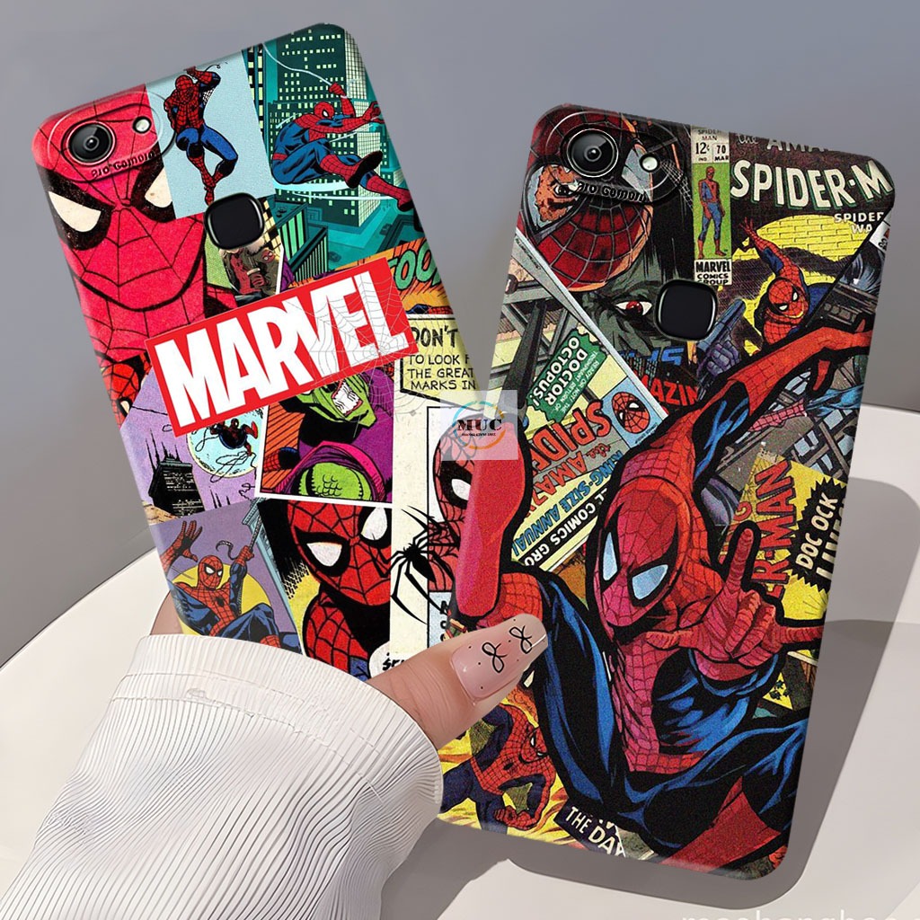 Silikon Case Vivo V7 Plus / V5 Plus / V9 / Vivo Z1 Pro Case Motif Spiderman - Case Vivo - Marbel Cas