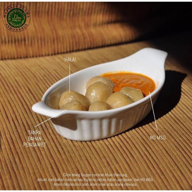 

Cilok Mang Gogon Bumbu Kacang