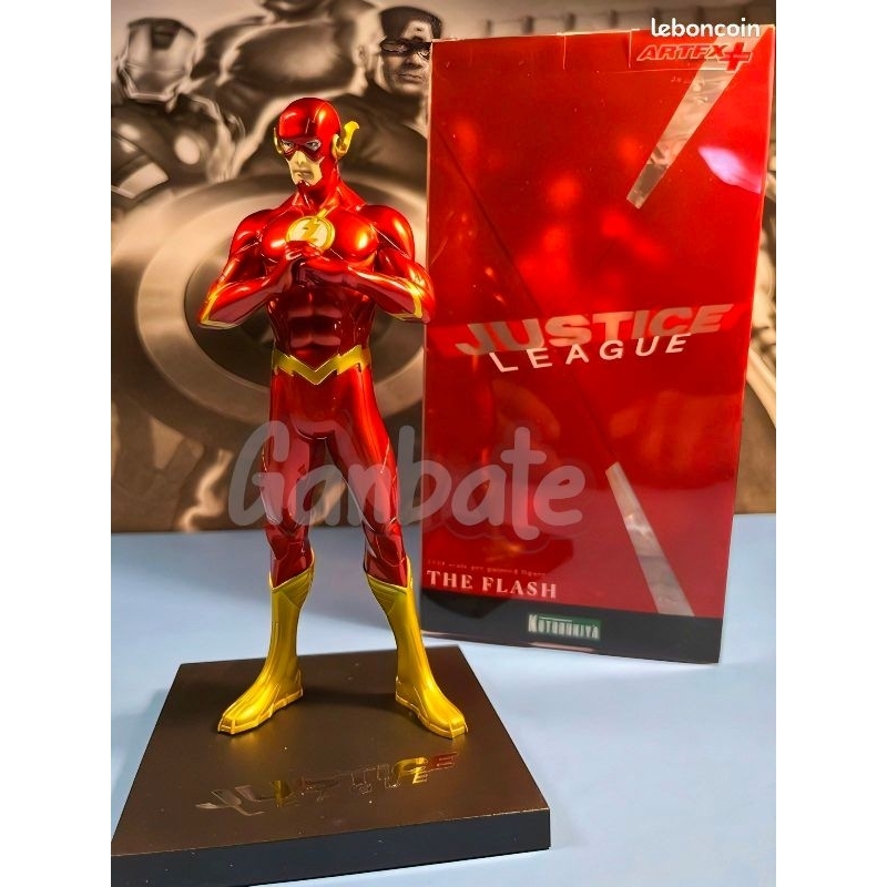 Action Figure The Flash Dengan Box / Figure DC The Flash Dengan Tatakan