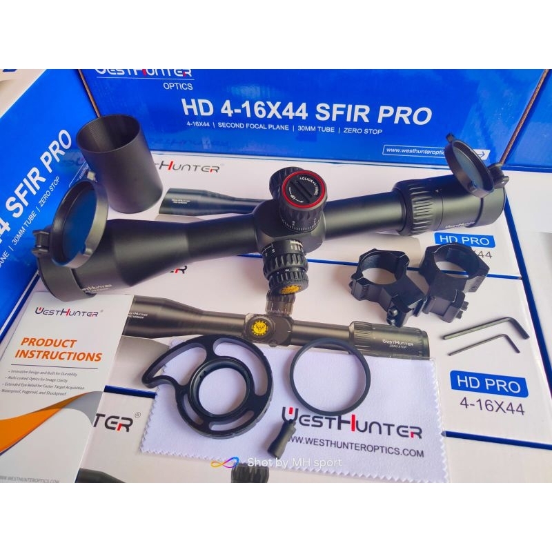 telescope westhunter HD 4-16x44 SFIR PRO zero stop