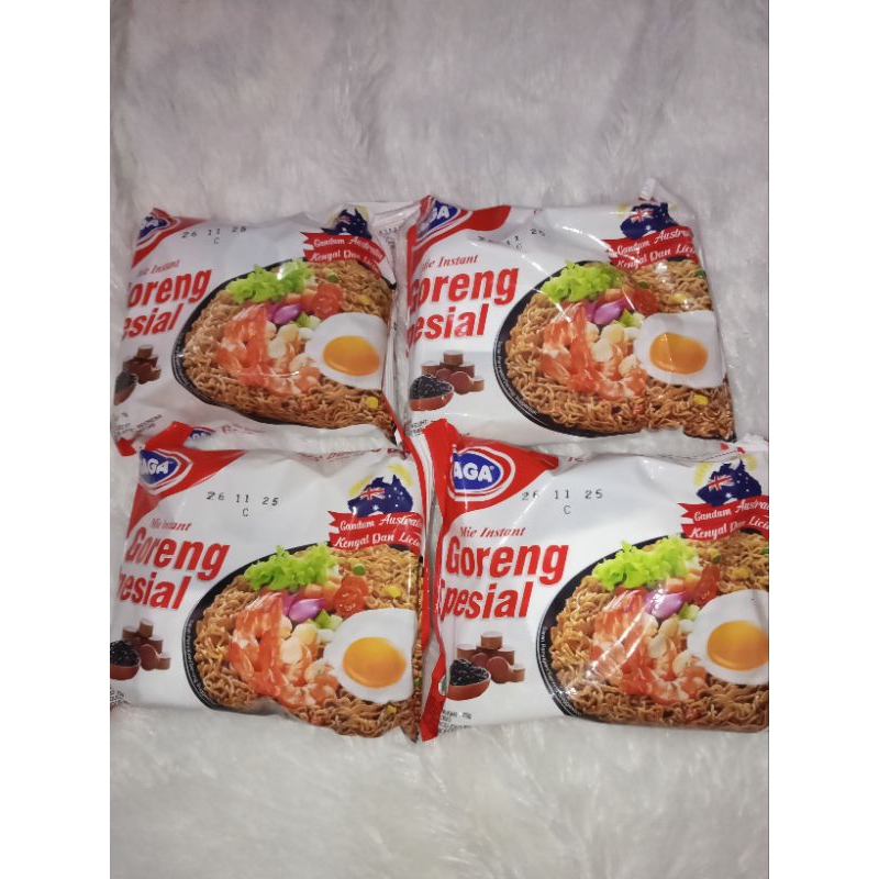 

paket 4 pcs mie gaga goreng spesial 75 gr murah