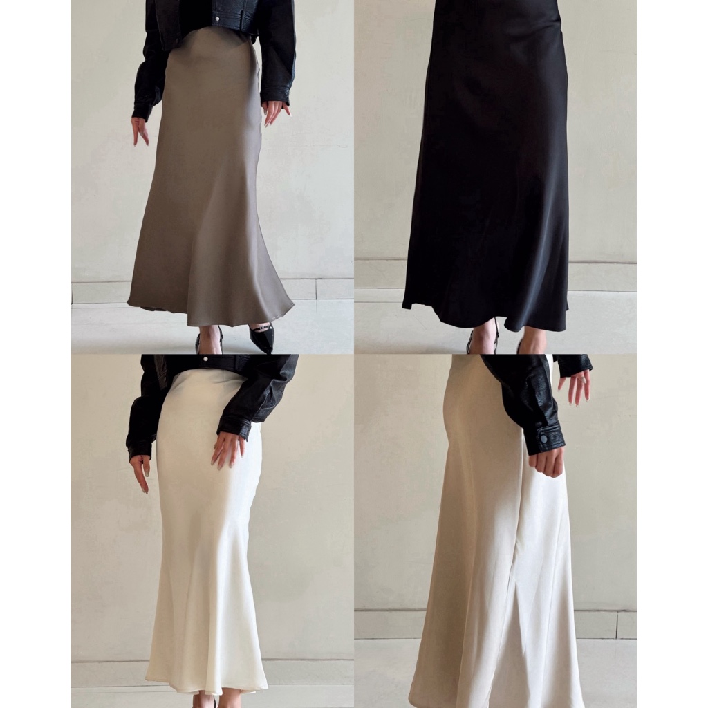 Libene Silk Skirt / Satin Skirt / Rok Satin