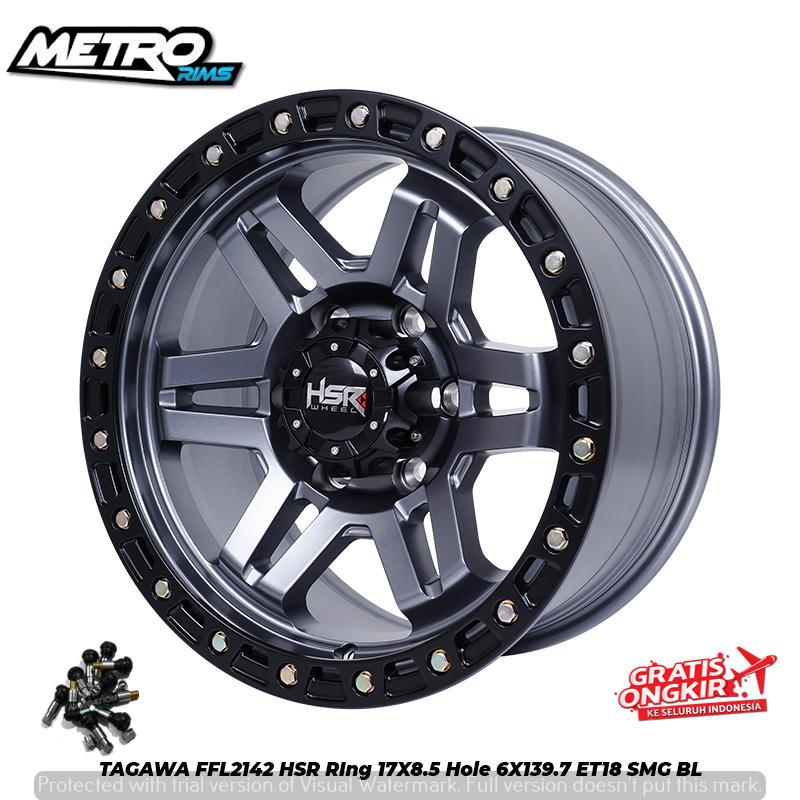 VELG SEMI OFFROAD GAGAH RING 17 MOBIL PAJERO SPORT GWM TANK FORTUNER TRD STRADA PELEK HSR TAGAWA R17