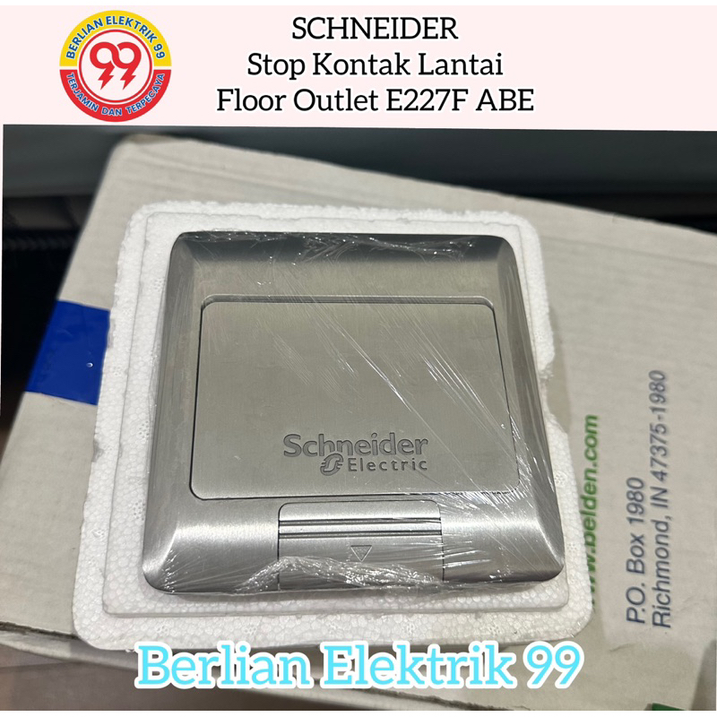 SCHNEIDER STOP KONTAK LANTAI FLOOR OUTLET E227F ABE