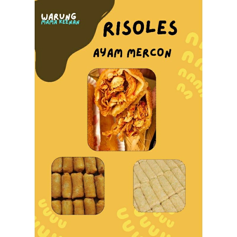 

RISOLES AYAM MERCON ,risol ayam pedas ,cumi pedas, kulit pedas dll