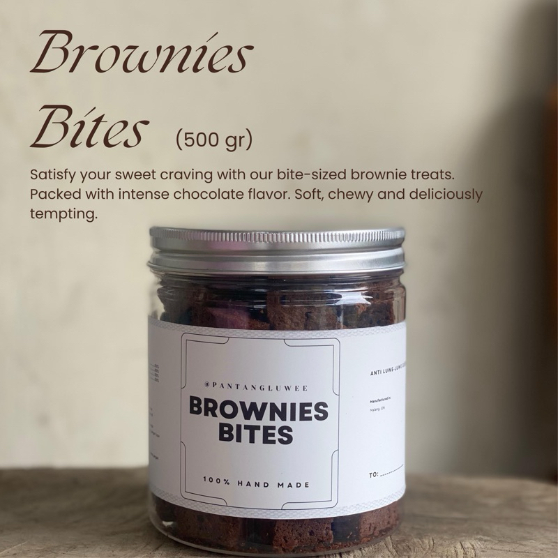 

BROWNIES BITES (500gr)