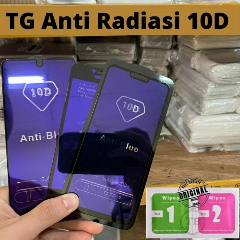 Tempered Glass Blue Ray/Anti Radiasi Redmi Not 12 5g 12 Pro 5g 12 Pro+ 13 New 13 4g New13 5g New 13 