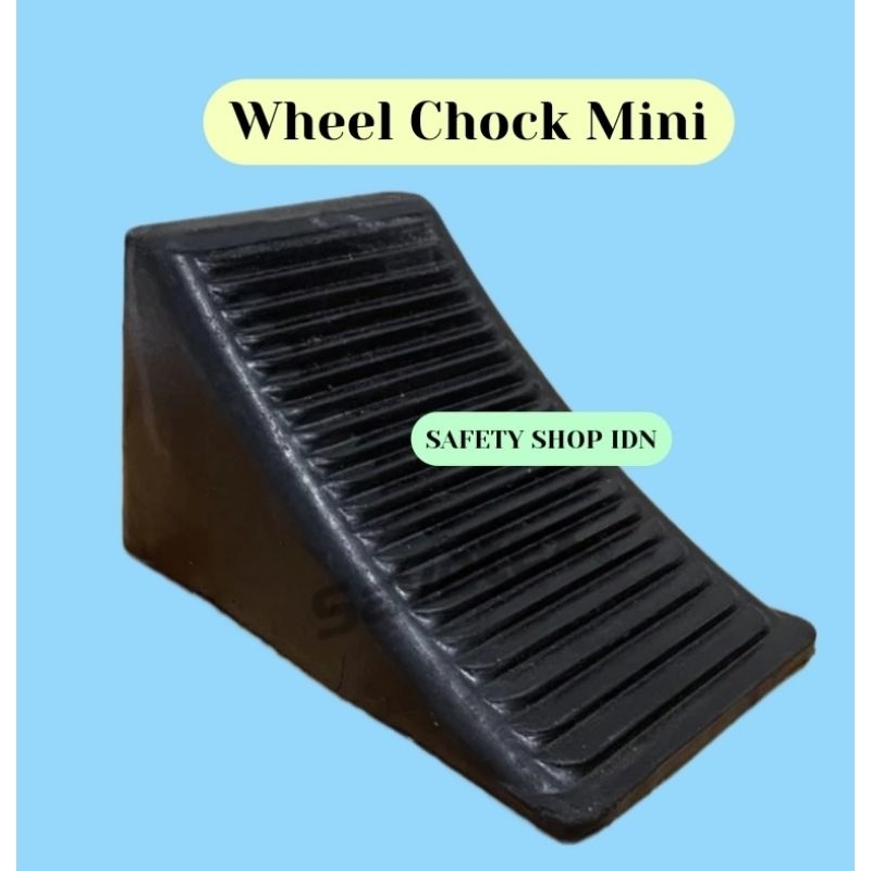 Rubber Wheel Chock / Penganjal Ban Mobil Motor / Ganjalan Ban Motor / Ganjalan Ban Mobil