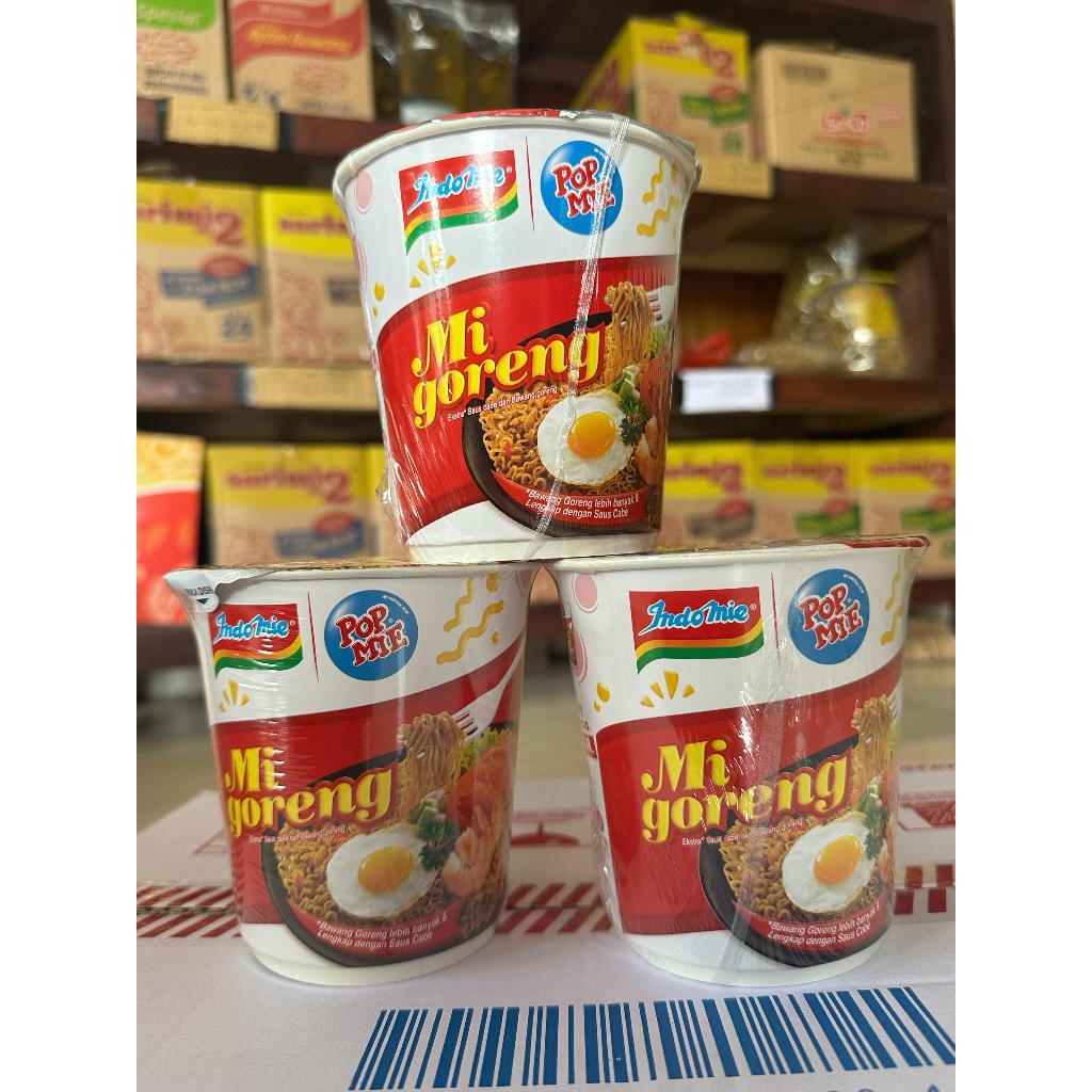 

Pop Mie Goreng cup & Pop Mie Soto Ayam