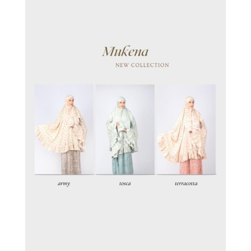 Size L Warna Army Mukena Terbaru M250101 by Rumah Dannis / Sale Dannis / Mukena