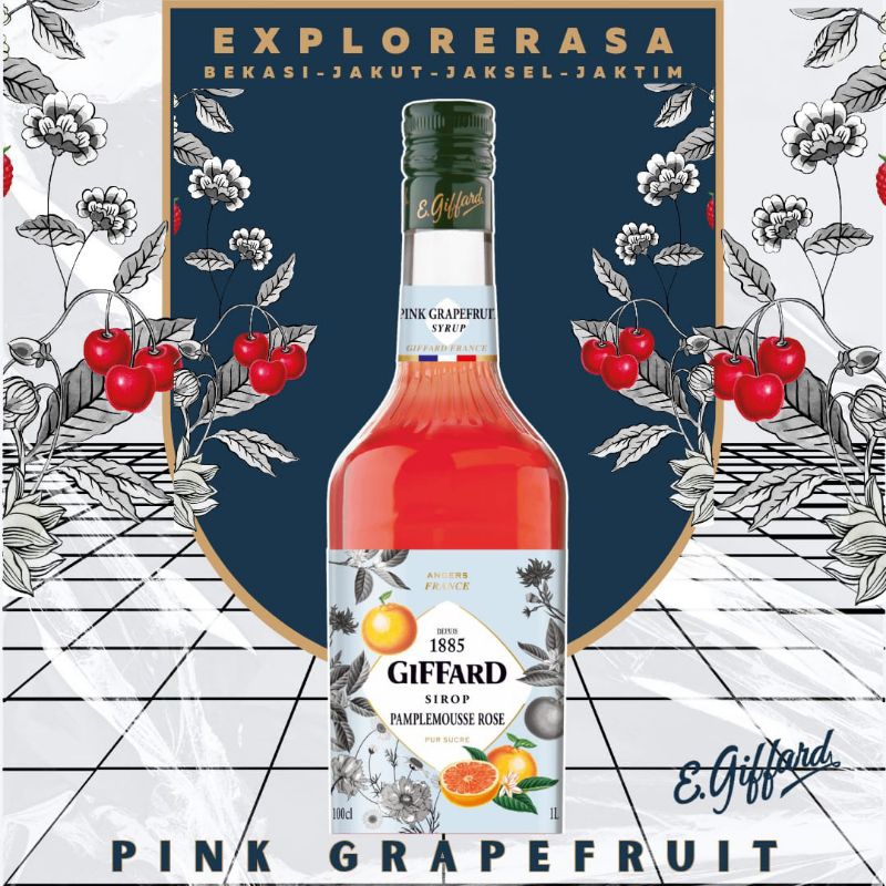 

Giffard syrup rasa Pink grapefruit 1liter