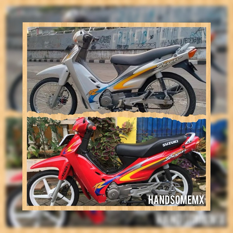 sticker suzuki shogun 110 R striping shogun 110 new sticker shogun 110 new striping shogun 110 R sti