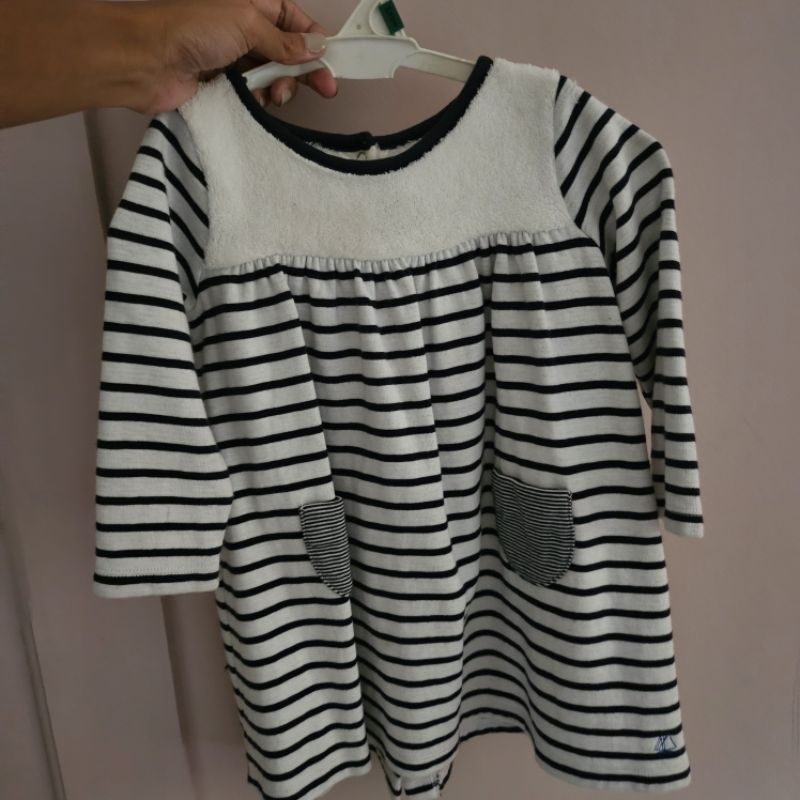 Preloved Petit Bateau dress 18m
