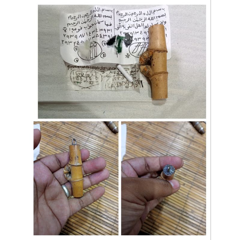kalung cemeti replika bambu petuk
