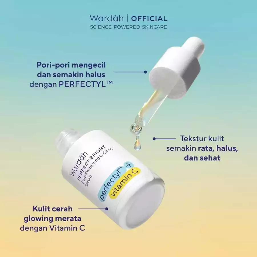 WARDAH Perfect Bright Perfectyl TM + Vitamin C Pore Perfecting C-Glow Serum