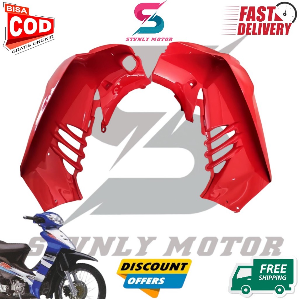 Cover Sayap Shogun 125SP Shogun 125R Merah