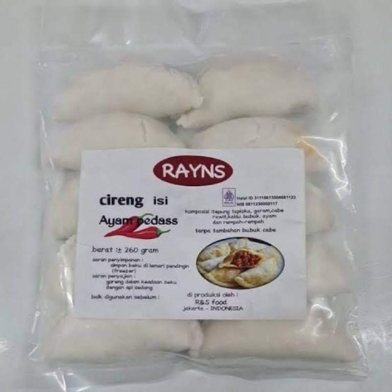 

Rayns Cireng Ayam Pedas isi 10 Aci Goreng