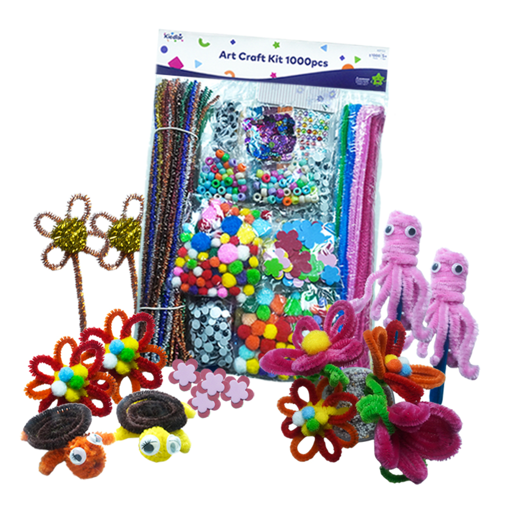 

Kiedler Art and Craft Kit Mix Material Bahan Kerajinan Tangan DIY